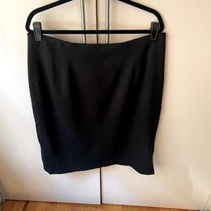 Eileen Fisher Black Knit Pencil Skirt